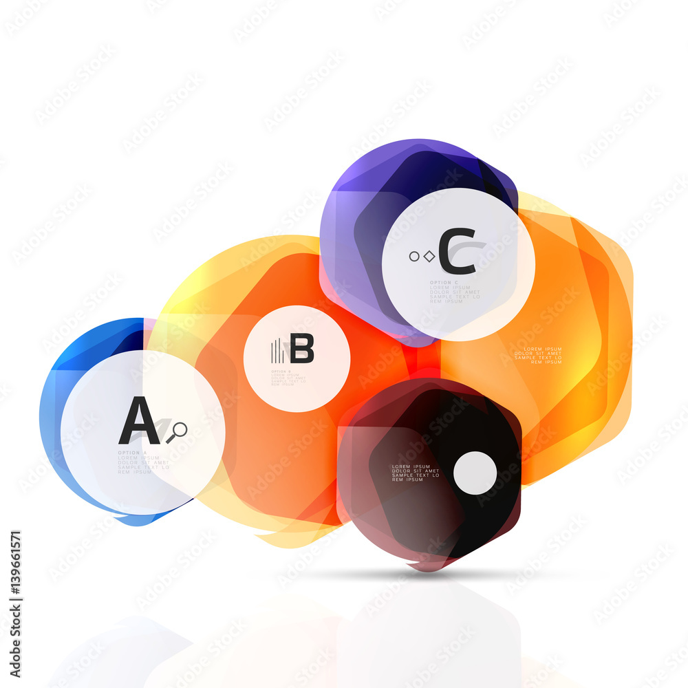 Glass glossy shiny hexagon web elements Glass glossy shiny hexagon web elements