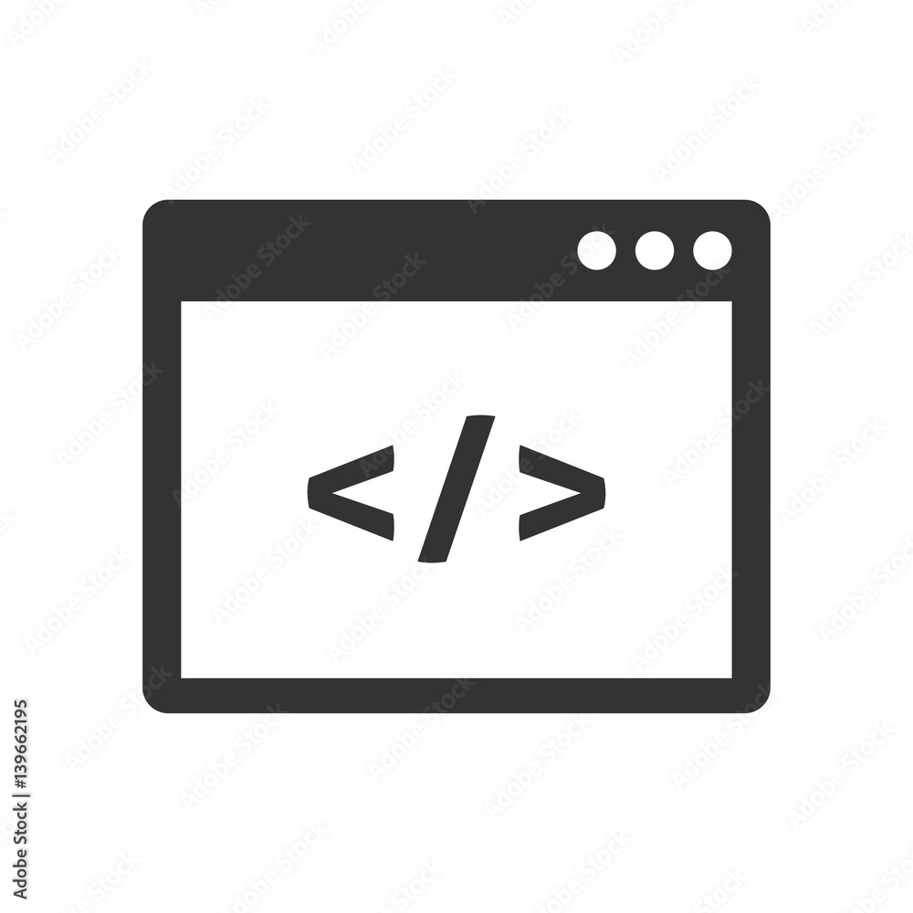Custom coding icon Custom coding icon