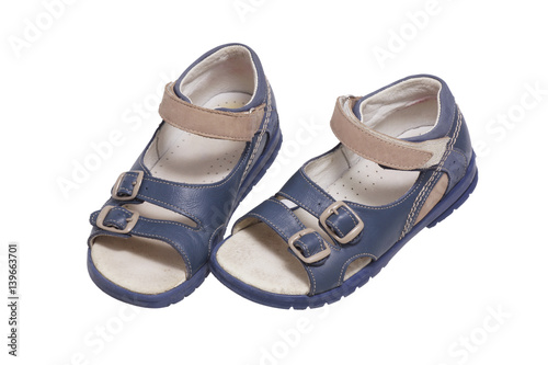 Children's shoes sandals.