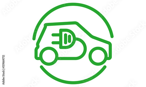 Elektro Auto Piktogramm