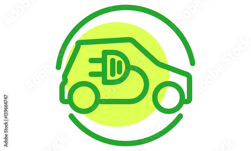 Elektro Auto Piktogramm