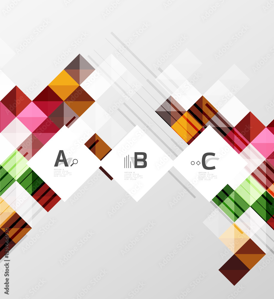 Modern square abstract background Modern square abstract background