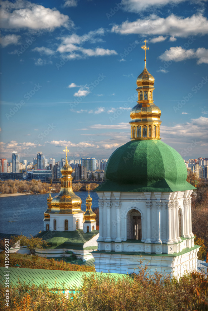 View of Kiev Pechersk Lavra