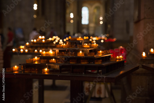 Votive Candles at Sacre Coeur photo