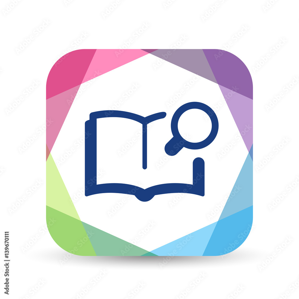 Εκτύπωση καμβά Origami Mobile App Icon Series