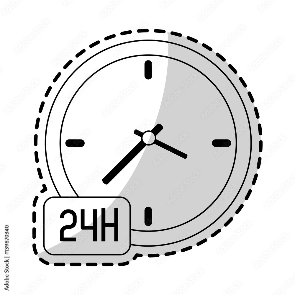 24 7 service icon image vector illustration design 24 7 service icon image vector illustration design