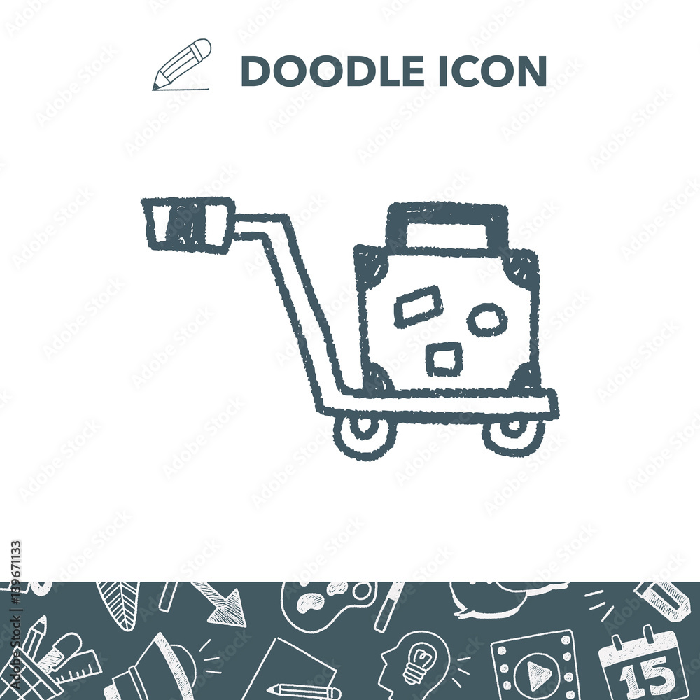 Trolley doodle drawing Trolley doodle drawing