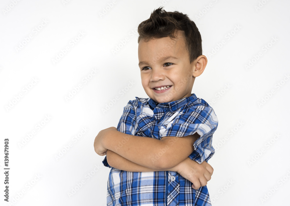 Boy Standing Protrait Studio Shoot Boy Standing Protrait Studio Shoot