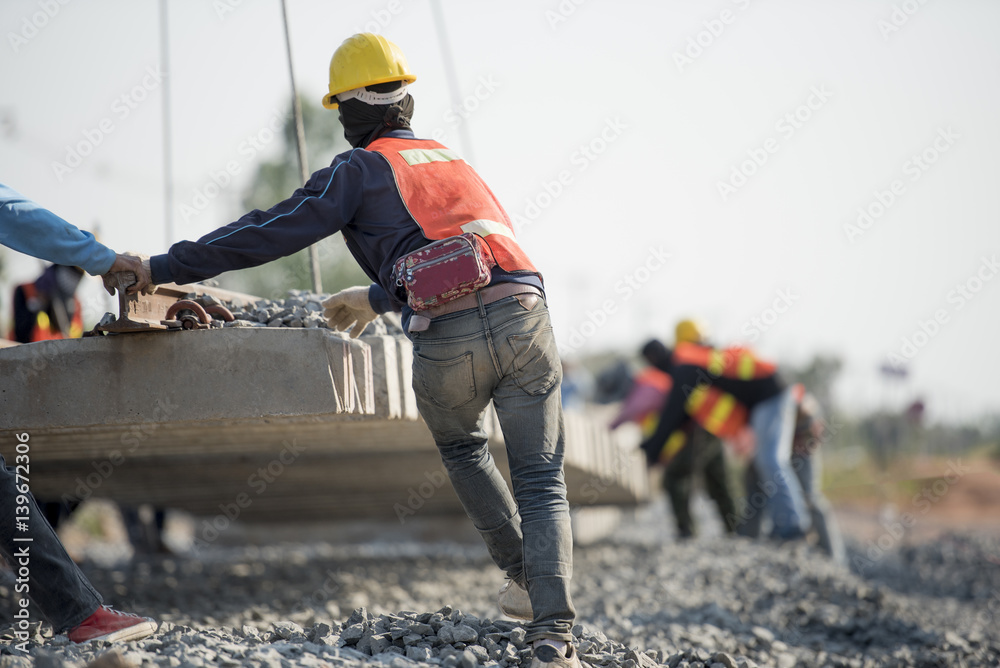 construction worker in construction site construction worker in construction site