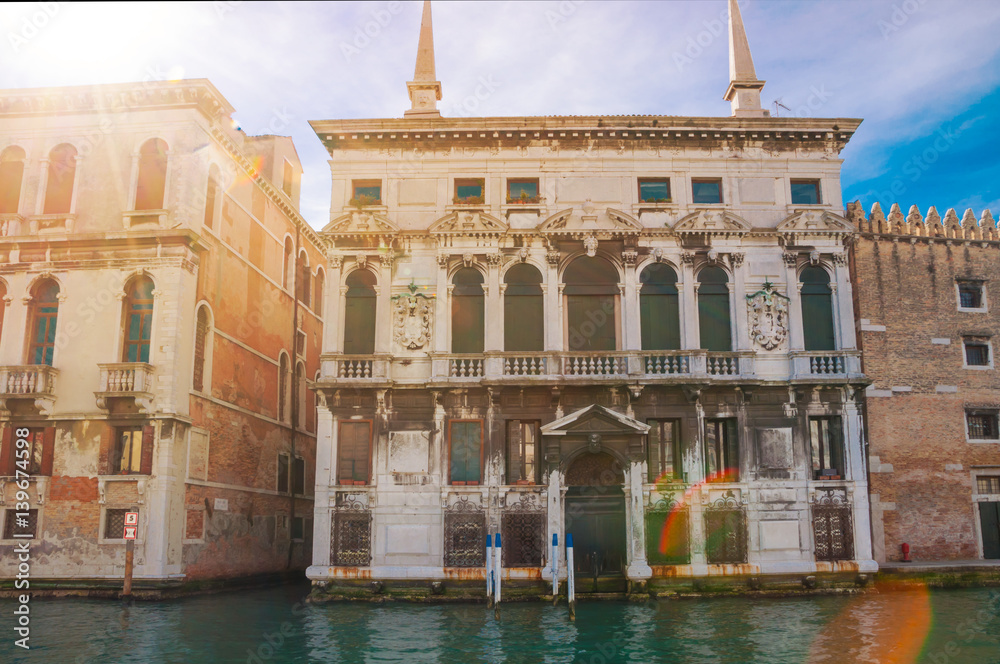 House on Grand canal in Venice, Italy