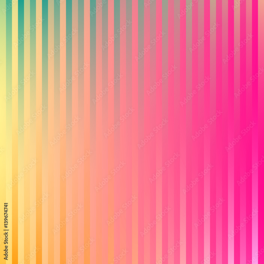 Colorful gradient lines background in bright rainbow colors. Abstract blurred image.