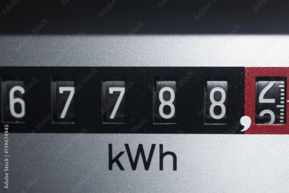 An Image of a electricity counter An Image of a electricity counter