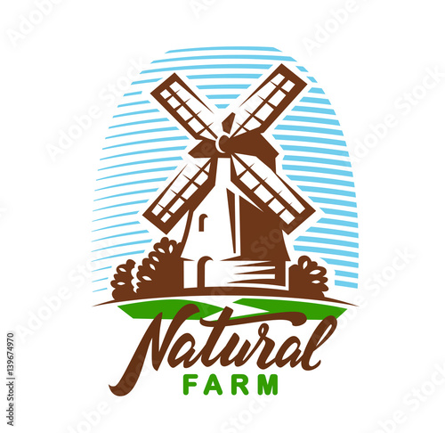 vector windmill emblem