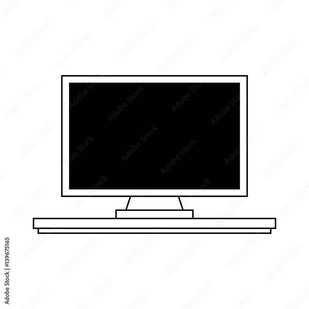 computer monitor icon image vector illustration design computer monitor icon image vector illustration design
