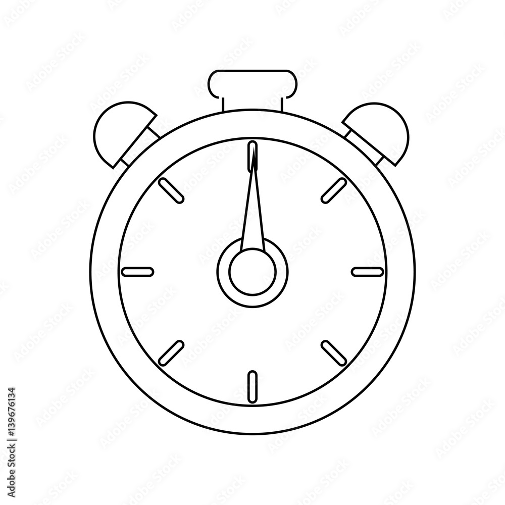 Obraz premium analog chronometer icon image vector illustration design 