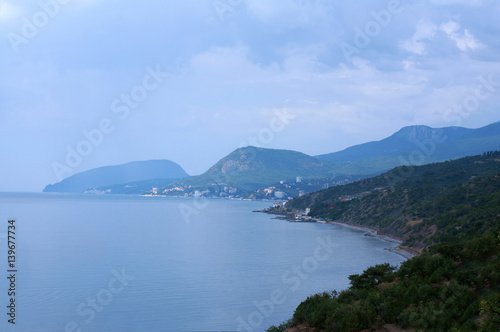 sea, ocean, crimea, mountain, beautiful, mountains, coast, water, beach, sky, landscape, nature, rocks, lake, bear, kactel