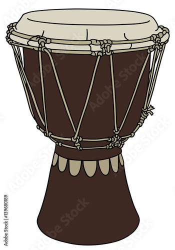 Small ethno drum
