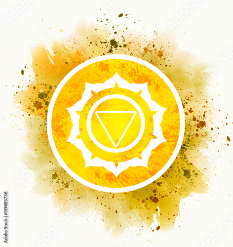 manipura chakra symbol photo