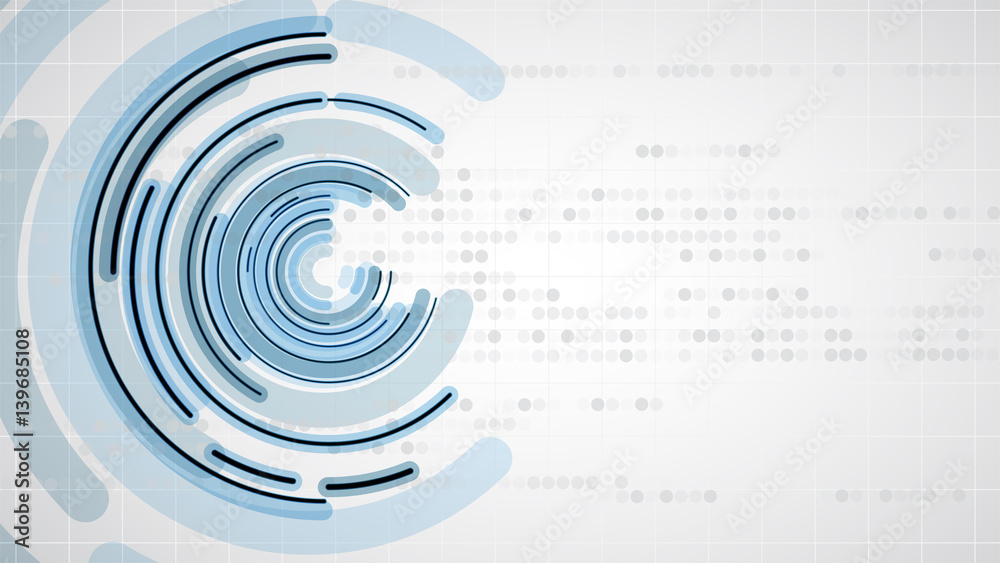Digital technology world. Business virtual concept. Vector background