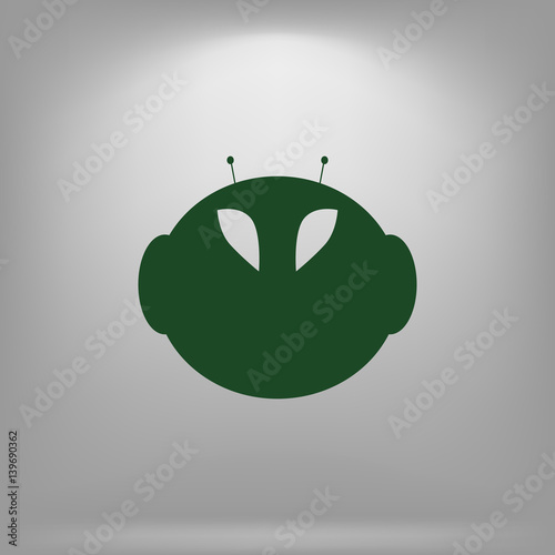 alien vector icon