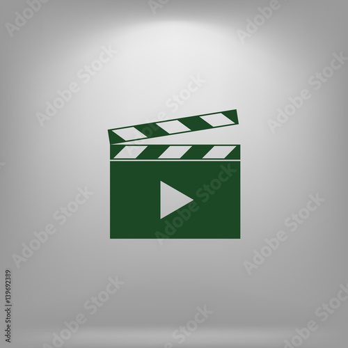 Media player icon vector illustration