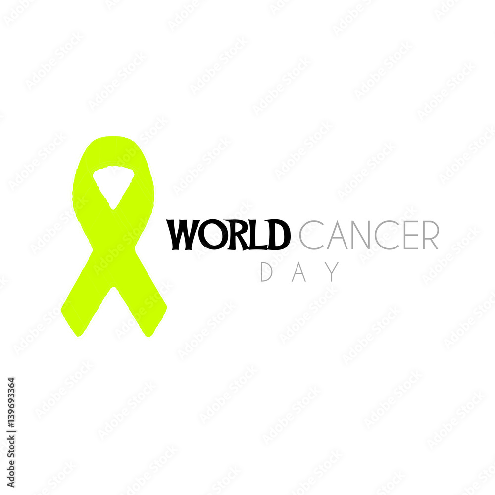 World Cancer Day poster Vector illustration World Cancer Day poster Vector illustration