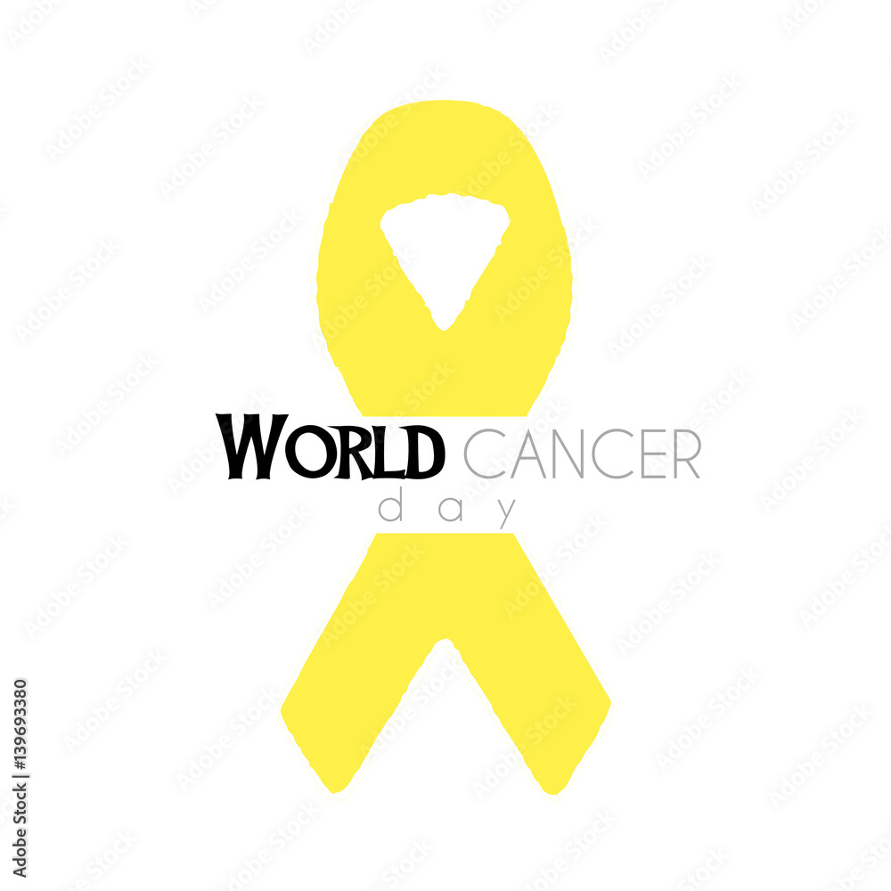 World Cancer Day poster Vector illustration World Cancer Day poster Vector illustration