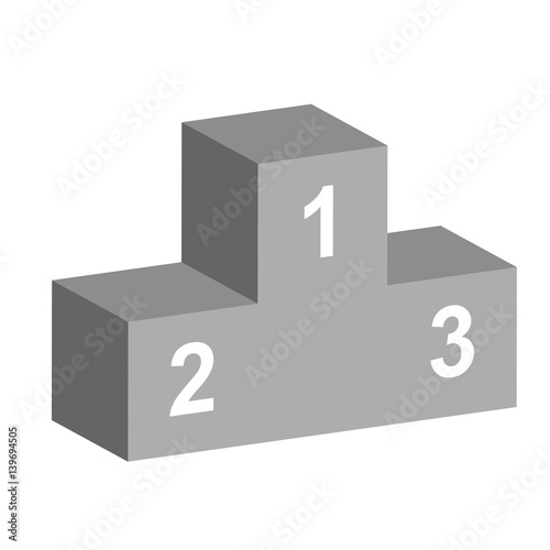 3d podium for awarding meda...