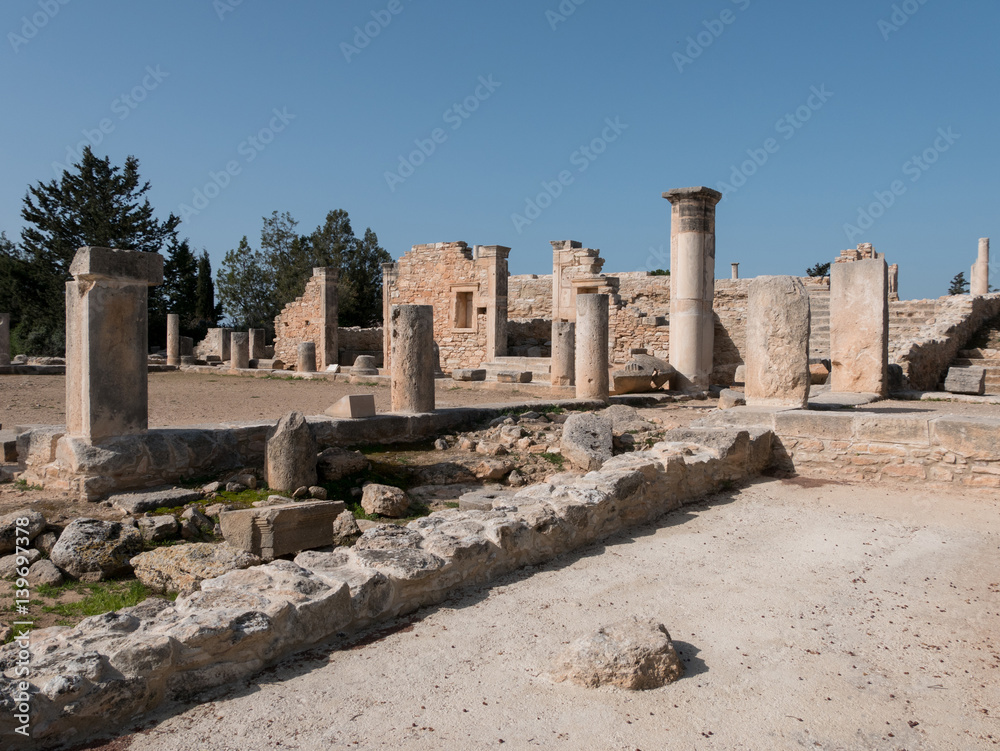 Temple of Apollo near Kourion Cyprus Europe