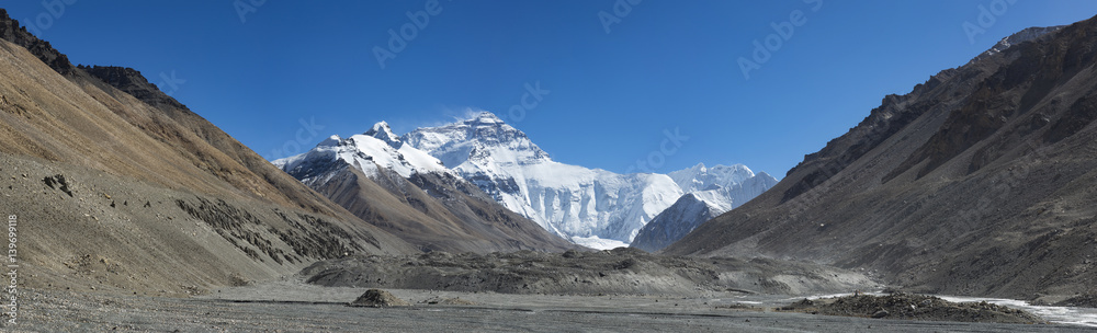 Mount Everest - High Resolution Panorama
