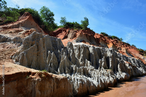 Fairy Stream (Suoi Tien), red canyon in Mui Ne, Vietnam photo