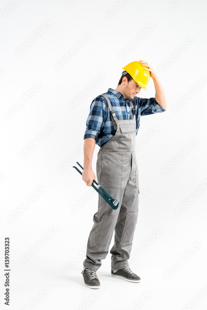 Professional construction worker Professional construction worker