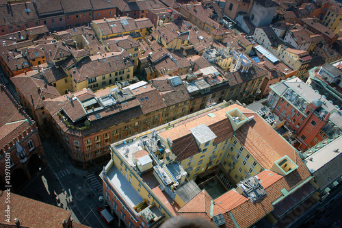 Panoramic view of historic center of Bologna, Italy © free2trip