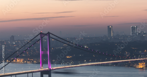 Bosphorus bridge , istanbul , Turkey