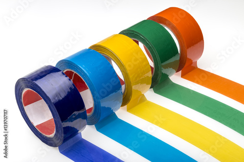 Colored duct tape