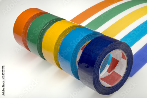 Colored duct tape