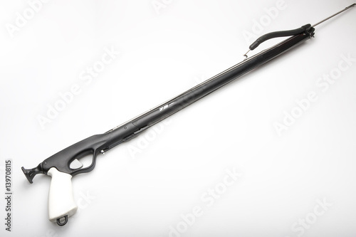 professional harpoon on a white background photo