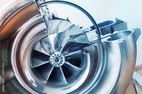 Foto Turbocharger structure scheme