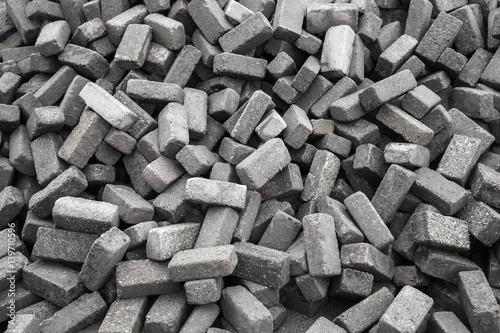 Pile of rough gray stones