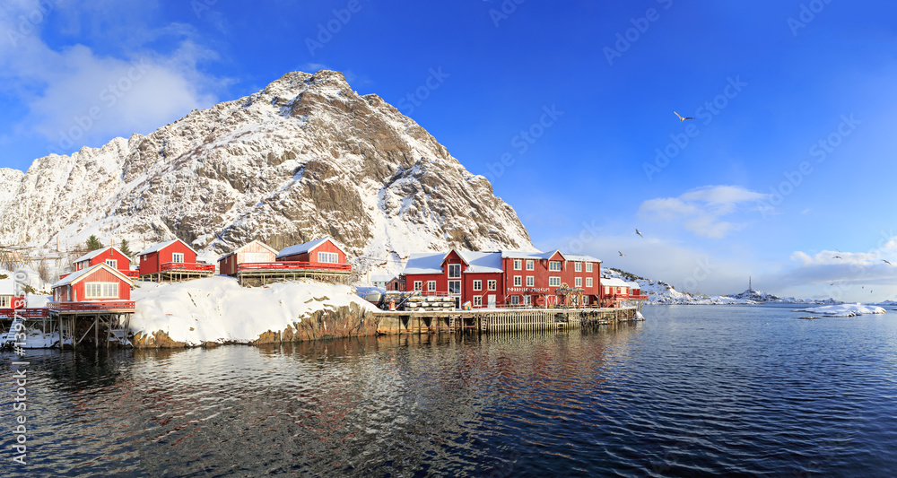 A village on Lofoten Islands