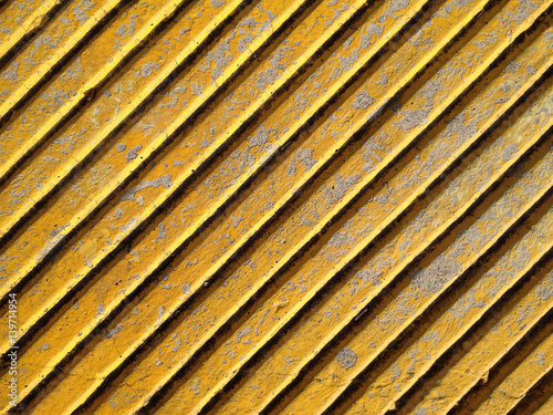 Yellow diagonal lines wall