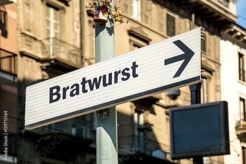 Schild 219 - Bratwurst © Thomas Reimer