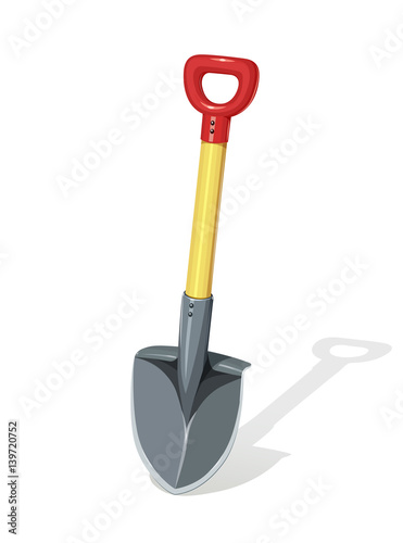 Shovel. Agriculture and building tools for work. Instrument