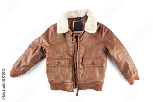 Children's leather jacket