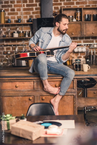 Man playing guitar