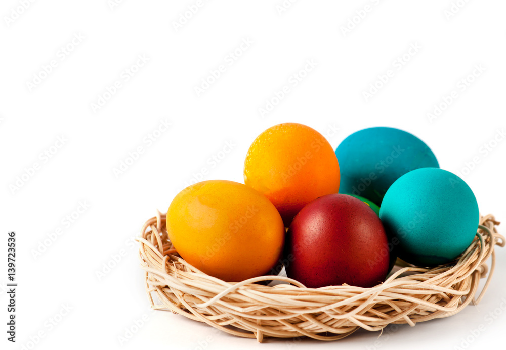 Easter eggs isolated Easter eggs isolated