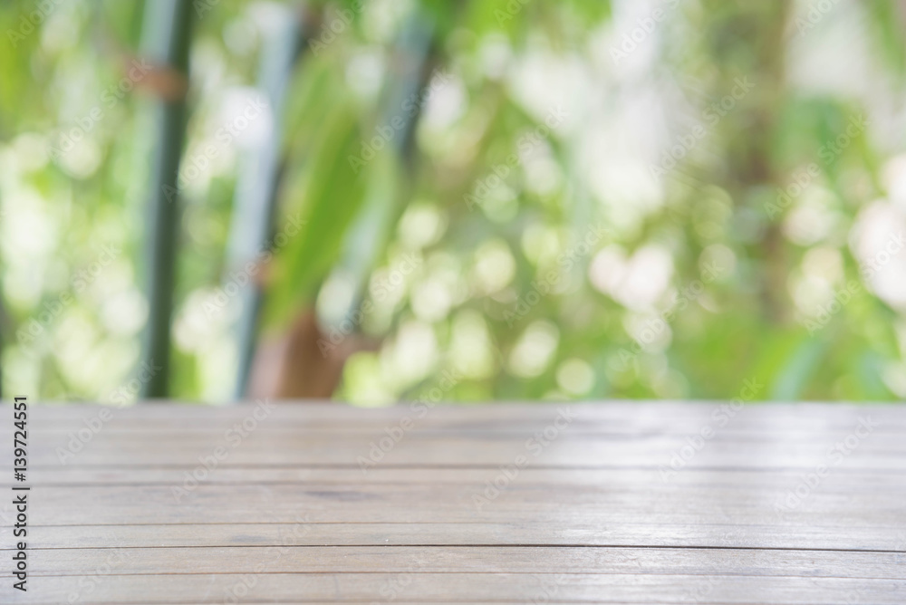wooden table with Natural background wooden table with Natural background