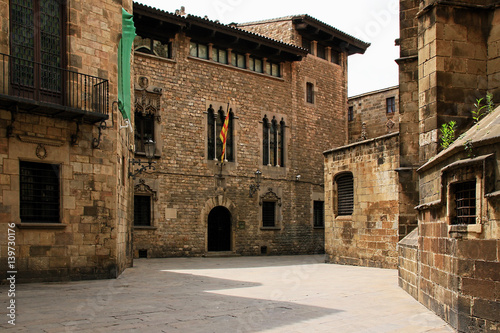 Gothic quarter in Barcelona  Spain