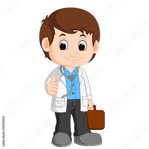 cute doctor cartoon