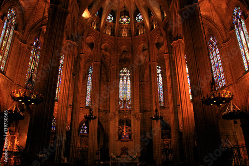 Cathedral of Saint Eulalia in Barcelona, Spain